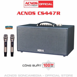 Loa karaoke di động acnos cs447r - bảo hành chính hãng 12 tháng