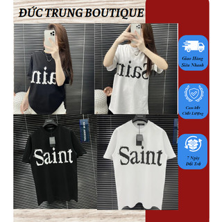 Áo Phông Áo Thun Nam Tay Nỡ Chữ Saint In Trước Ngực 2 Màu Hot