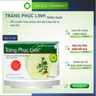 TRÀNG PHỤC LINH [Hộp 20 viên] - Hỗ Trợ Viêm Đại Tràng Cấp Và Mạn Tính [bifina]