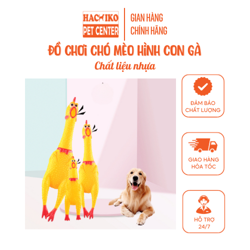 Đồ Chơi chó mèo hình con gà