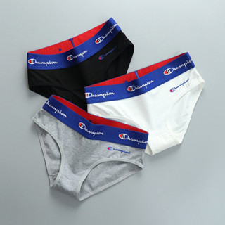 Quần lót cotton unisex nữ, tomboy champion cạp xanh chữ nhỏ cao cấp