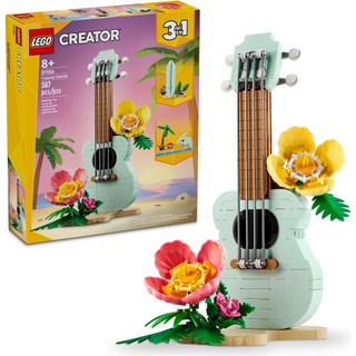 31156 iego creator 3in1 tropical ukulele - đồ chơi lắp ráp đàn nhiệt đới 2024