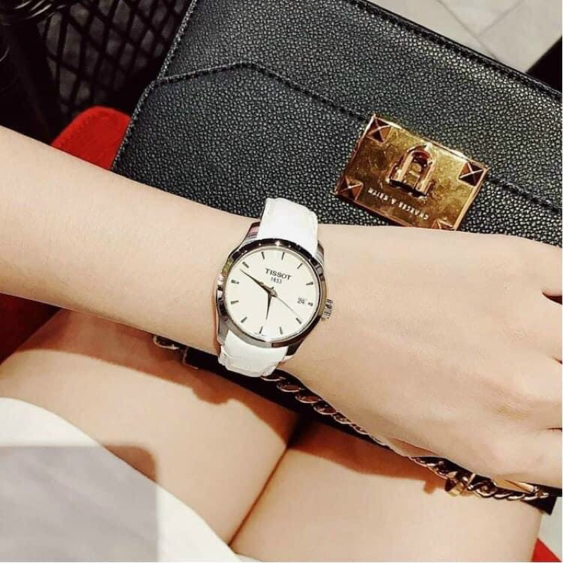 Đồng Hồ Nữ Tiss.ott Mặt Tròn Siz 32mm Dây Da Gồ Máy Quartz  Chống Nước Tốt