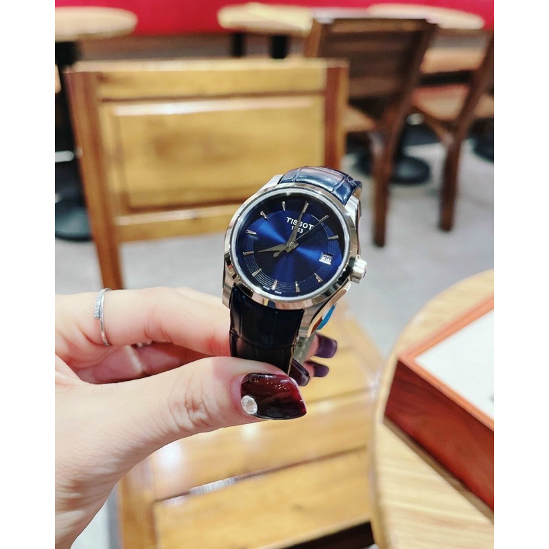 Đồng Hồ Nữ Tiss.ott Mặt Tròn Siz 32mm Dây Da Gồ Máy Quartz  Chống Nước Tốt