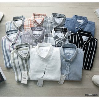 Sơ mi dài tay btn441 chất vải linen, sơ mi dài tay nam