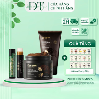 Tẩy tế bào chết mặt, môi, body cà phê Cocoon 200ml