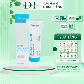 Kem dưỡng B3+B5 Collagen Repair Cream phục hồi da, dưỡng trắng Co&K’lear 50ml
