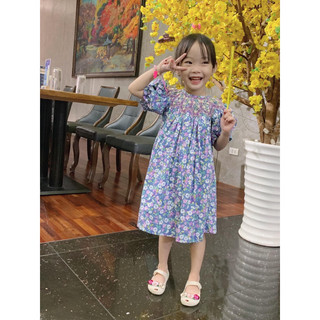 ĐẦM SMOCK VIP HOA NHÍ