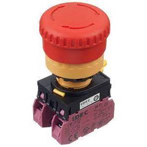 YW1B-V4E01R Nút nhấn dừng khẩn phi 22 IDEC