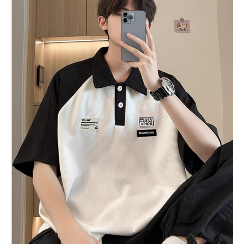 Áo Polo Phối cổ SPION Local Brand polo unisex nam nữ oversize - KNC 192