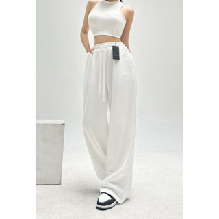 Quần nỉ ống suông cạp cao ANNAKIKI - 083