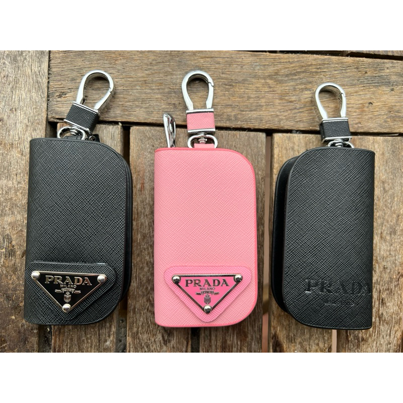 Móc ví keychain/móc khoá P-RA-DA da thật