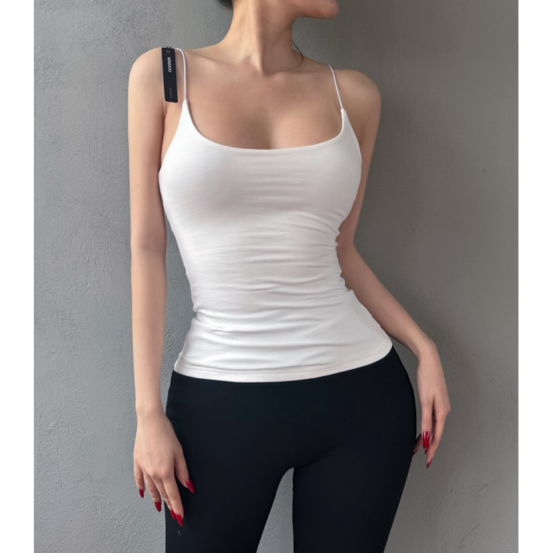 Áo hai dây bún nhọn dáng thường ANNAKIKI hai lớp - A49 | BigBuy360 - bigbuy360.vn