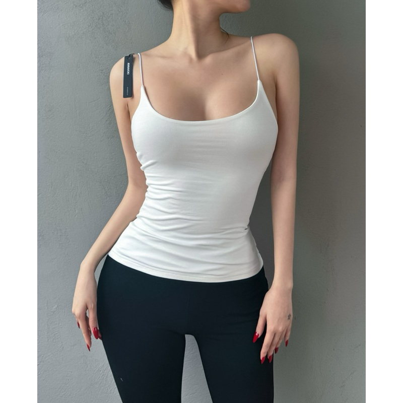 Áo hai dây bún nhọn dáng thường ANNAKIKI hai lớp - A49 | BigBuy360 - bigbuy360.vn