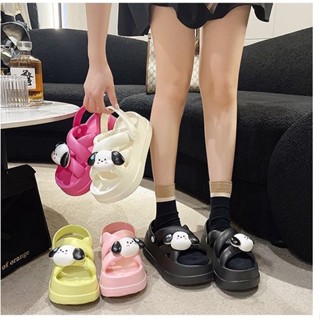 Dép sandal nữ, dép bánh mì có quai hậu độn đế 5cm chống trơn trượt chất liệu EVA