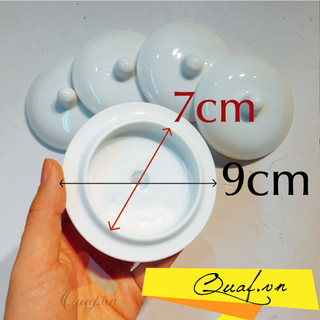 Nắp cốc sứ (Bát Tràng)