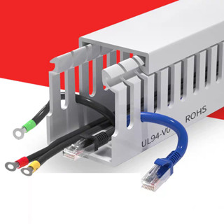 [Tặng vít bắt gỗ] Máng nhựa đi dây điện, máng răng lược, chống cháy nhiều size, dài 85cm