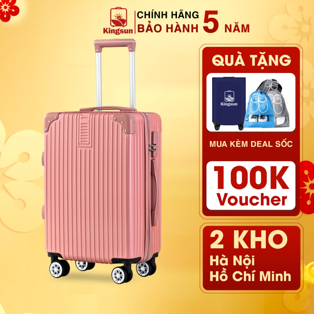 Vali du lịch Kingsun vali kéo KS-218 Size 20/24 bảo hành 5 năm