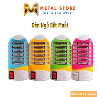 Đèn ngủ cho bé ghim tường hỗ trợ bắt muỗi METAL STORE đèn led ngủ cắm điện