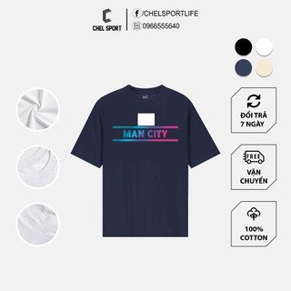 Áo thun Man City gradient 100% cotton cao cấp [ẢNH THẬT]