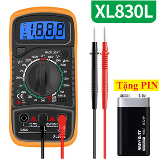 Đồng hồ vạn năng đo điện kỹ thuật số XL830L độ chính xác cao tặng kèm PIN