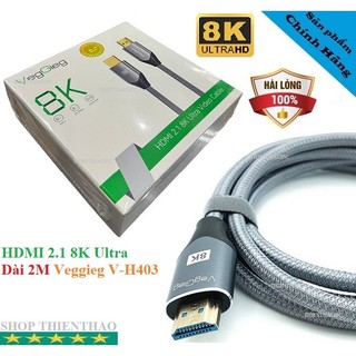 Dây cáp hdmi 2.1 8k cao cấp 2m baseus high definition series