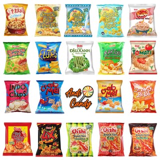 Combo 10 gói bánh snack oishi 20 vị đầy đủ loại 12gr