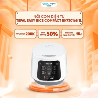 Nồi cơm điện tử Tefal RK730168 1.0L - Công suất 600W - Giữ ấm 12 tiếng - 7 chương trình nấu