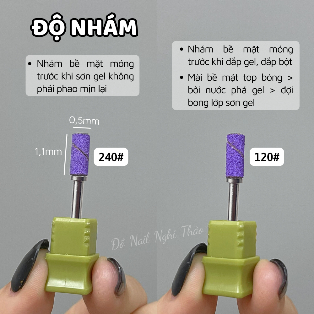 Lõi nhám mini CENA gắn vỏ mài nhám nail NGHI THẢO