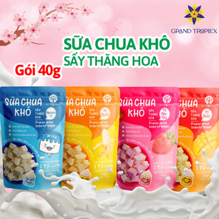 SỮA CHUA khô hoa quả sấy lạnh MycoSpring, Hỗ Trợ để có một hệ tiêu hóa khỏe mạnh và sức đề kháng dồi dào - Túi 40g
