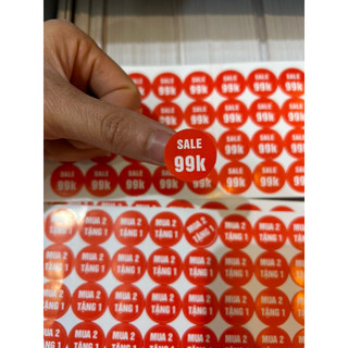 tem theo yêu cầu cắt bế sẵn chất decal bám dính