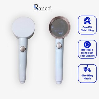 Bát vòi hoa sen tắm tăng áp mạnh RANCO bật tắt điều chỉnh mức nước dễ tháo lắp vệ sinh RO - 2015