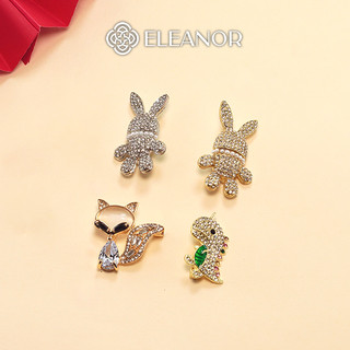 Ghim cài áo nam nữ Eleanor Accessories hình đa dạng đính đá phụ kiện thời trang 6805