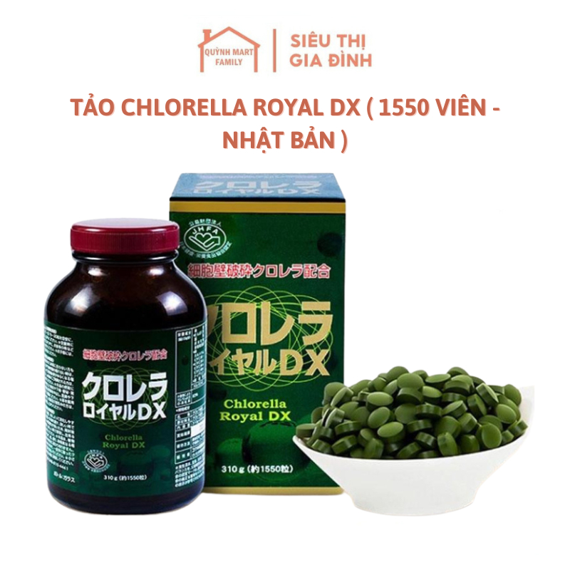 Tảo Chlorella Royal DX ( 1550 viên - Nhật Bản )