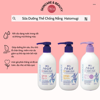(CHÍNH HÃNG)  Dưỡng Ẩm, Trắng Da Hatomugi Moisturizing Washing 800ml Chiết Xuất Hạt Ý Dĩ
