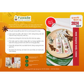 Nước lau bàn thờ Fuwa3e - Hàng tặng kèm combo Tết không bán