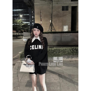 Áo Nỉ Celi Phối Cổ Sơ Mi