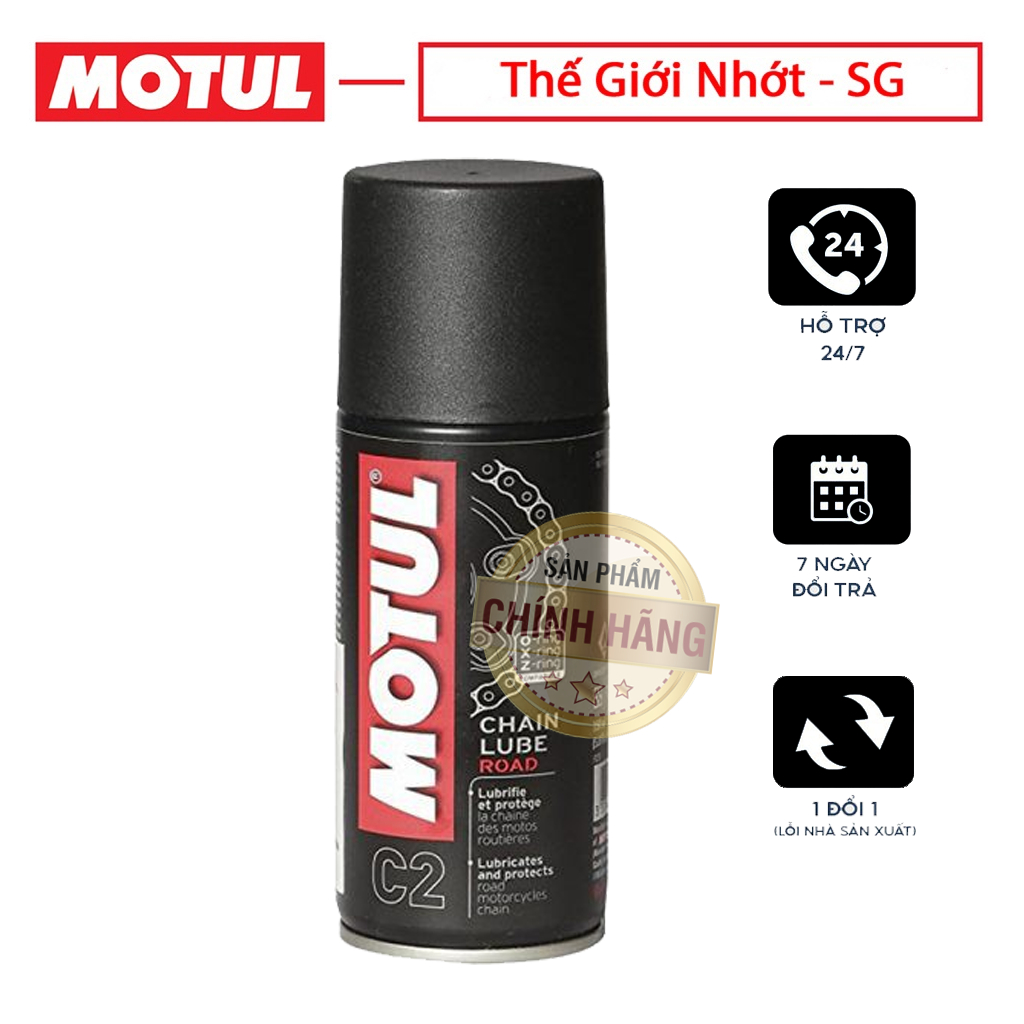 Chai xịt sên Motul Chain Lube Road C2 150ml