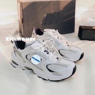 Giày Thể Thao N 530 White Silver Bản Cao Cấp