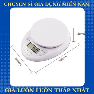 Cân điện tử nhà bếp 5kg, cân tiểu ly làm bánh chia thực phẩm electronic kitchen scale b05