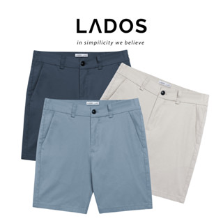 Quần Short Kaki Nam cao cấp LADOS-24134 có chun co giãn form regular basic dễ phối đồ