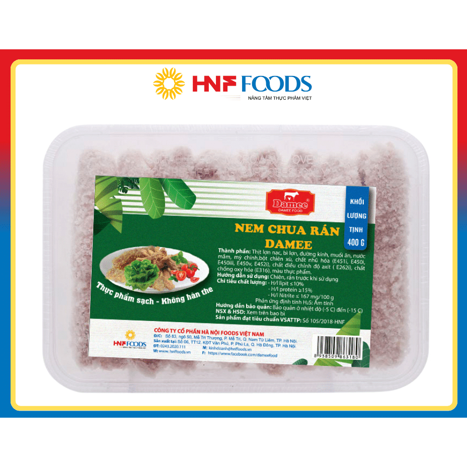 Nem Chua Rán, Nem Chua Rán Damee 400g - HNF FOODS