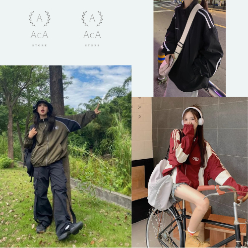 Áo Khoác Dù Cao Cấp Chuẩn Form Nam Nữ LOGO thêu , Hàng Chuẩn Y Hình , Hai Lớp Dày Dặn cao cấp siêu xịn xò aca_store