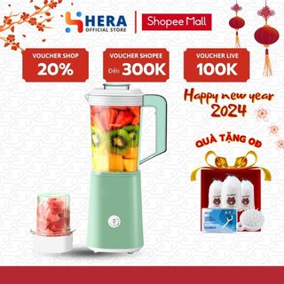 Máy Xay Đa Năng Máy Xay Sinh Tố GODWELL, Thực Phẩm Dung Tích 1200ml 2 Cối Xay Kèm Lưới Lọc Tiện Lợi