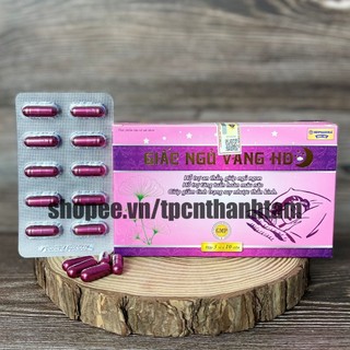 Viên uống Giấc ngủ vàng hỗ trợ an thần, tăng tuần hoàn máu não - Hộp 30 viên