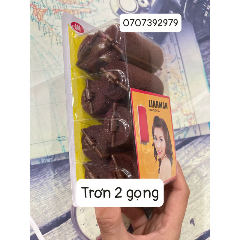 Lô mút moust quấn tóc uốn hộp 8 cái màu ngẫu nhiên🥰🥰