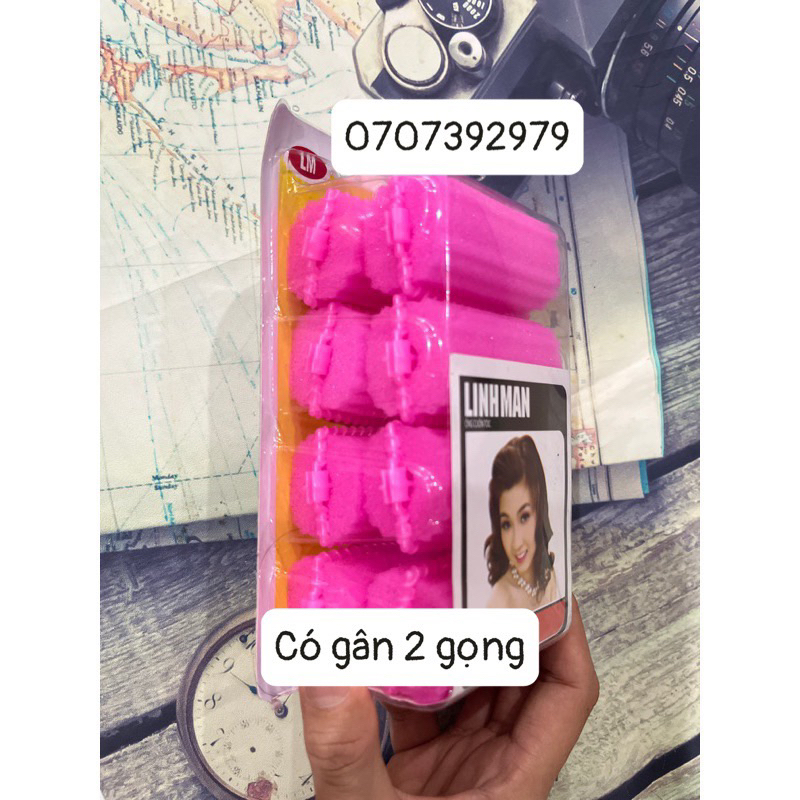 Lô mút moust quấn tóc uốn hộp 8 cái màu ngẫu nhiên🥰🥰