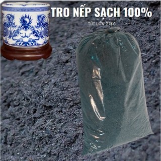 Tro NẾP bốc Bát hương,Bát nhang(Tro sạch 💯) Túi Lớn 215g