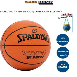 |Chính hãng| Quả bóng rổ Spalding TF 150 Perfomance- Outdoor size 5,6,7- Tặng kim bơm bóng và túi lưới đựng bóng