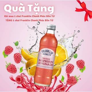 Date 11/2024 nước uống có gas vị chanh phúc bồn tử franklin &son